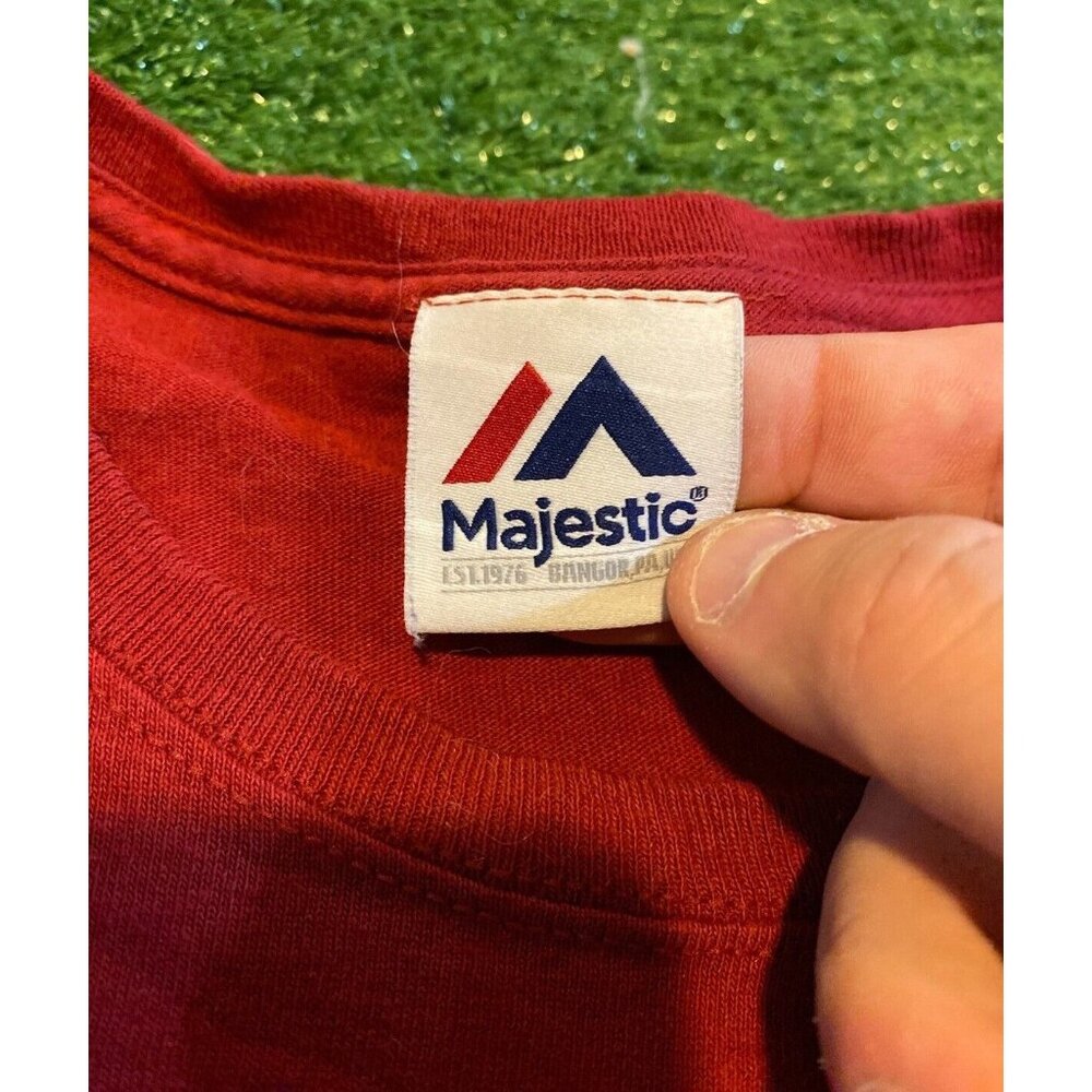 Atlanta United FC shirt mens extra large red short sleeve Majestic MLS RK - Picture 2 of 10